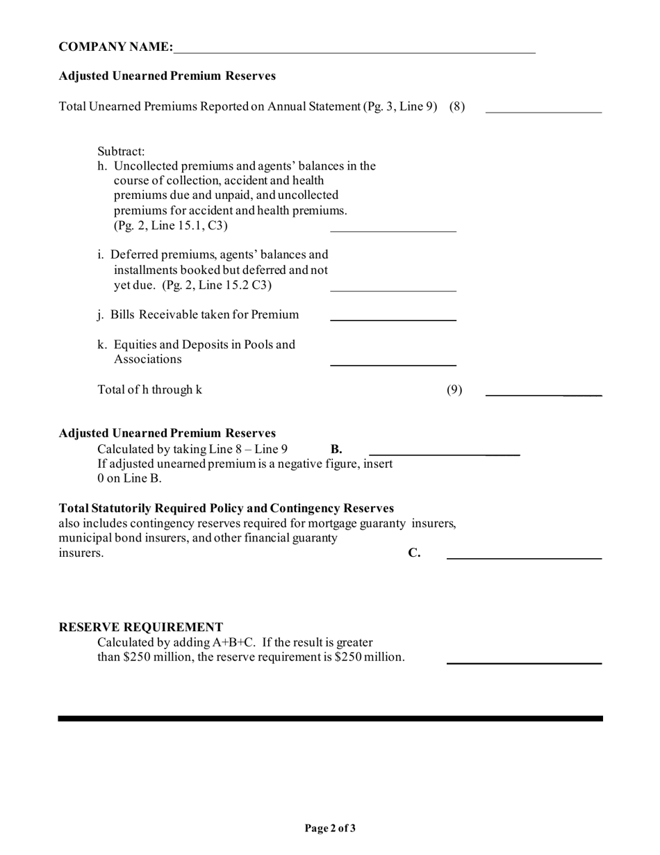 Reserve Requirement Reconciliation - Illinois, Page 2