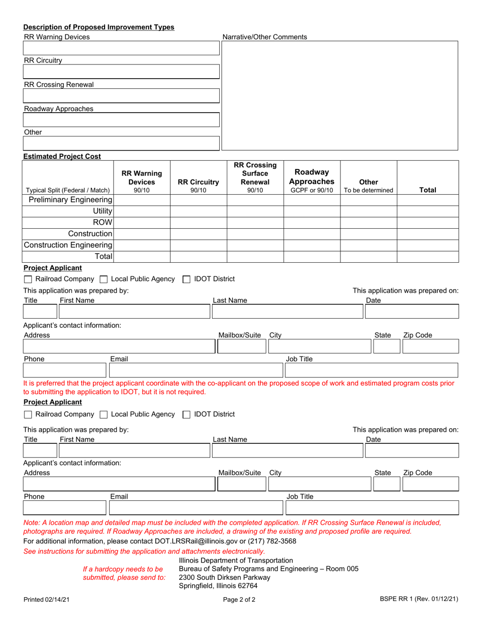 Form Bspe Rr1 Fill Out Sign Online And Download Fillable Pdf Illinois Templateroller 7131