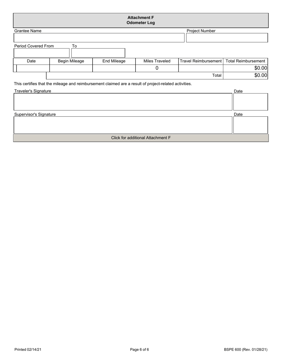 Form BSPE600 Highway Safety Claim (Non-step) - Illinois, Page 6