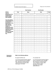 EPA Form 7610-6 Allowance Transfer Form, Page 5