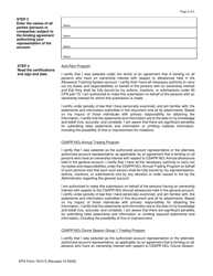 EPA Form 7610-5 General Account Form, Page 3