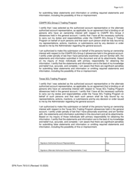 EPA Form 7610-5 General Account Form, Page 5