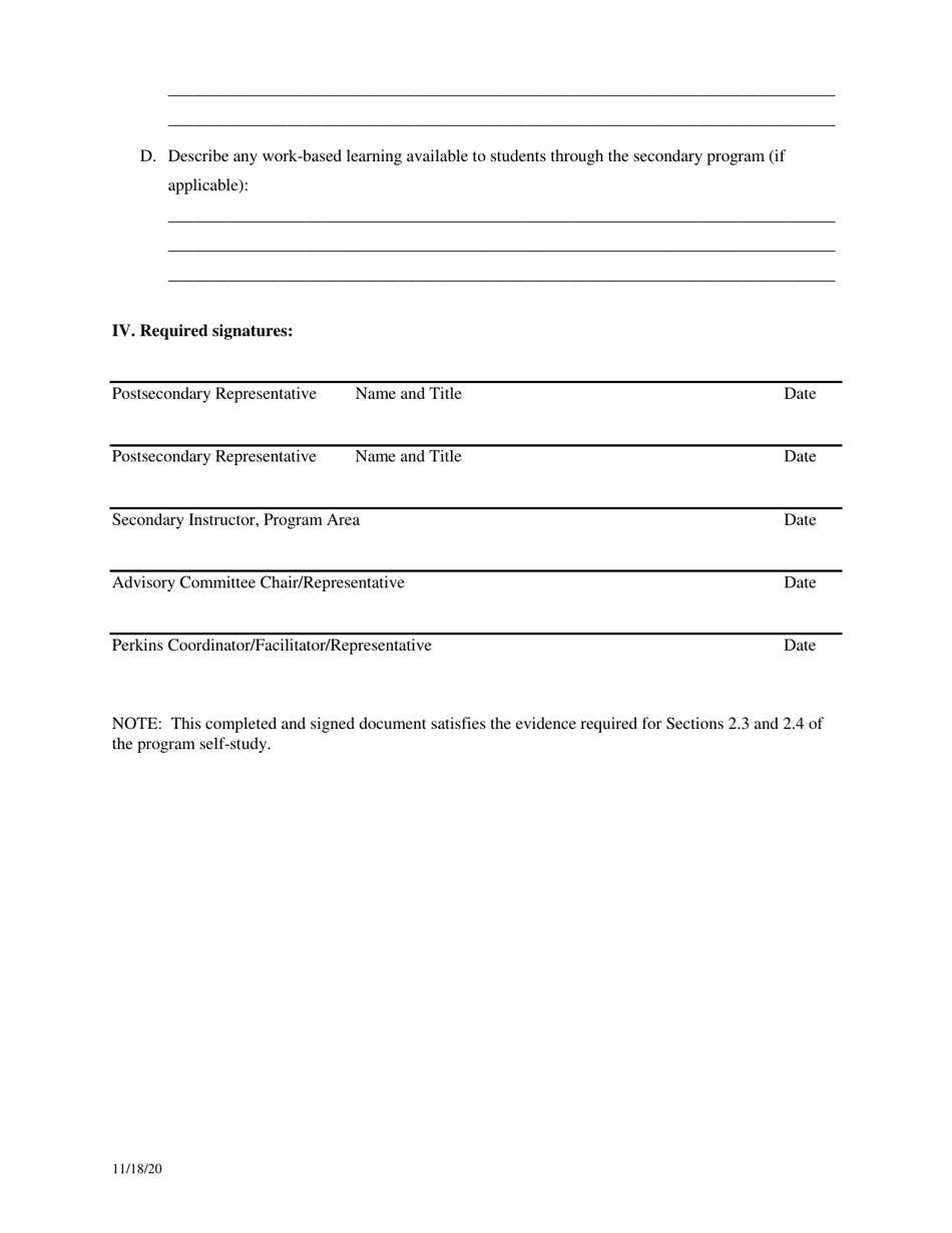 Cte Program Articulation Agreement - Iowa, Page 3