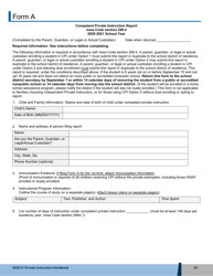 Document preview: Form A Competent Private Instruction Report - Iowa