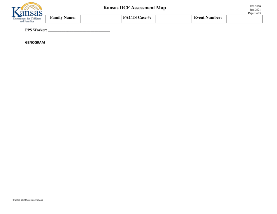 Form PPS2020 Kansas Dcf Assessment Map - Kansas, Page 1