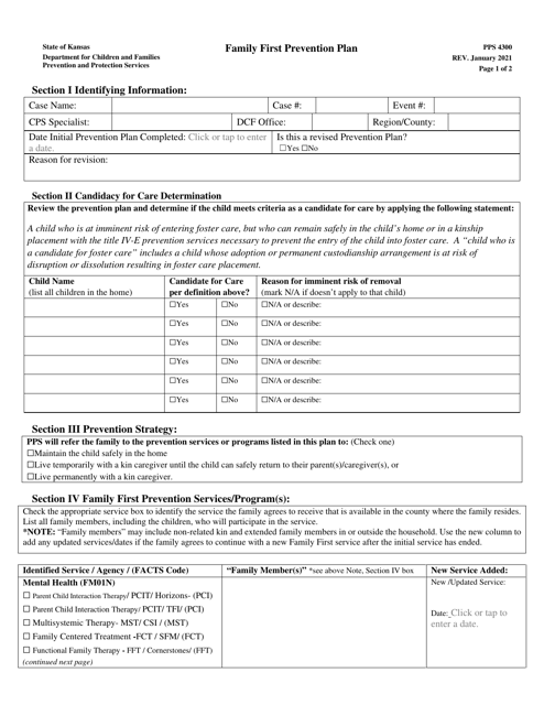 Form PPS4300  Printable Pdf