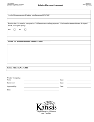 Appendix 5C Relative Placement Assessment - Kansas, Page 4