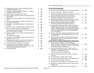 Form FCL403 Licensed &amp; Approved Family Foster Home Initial Survey Instrument - Kansas, Page 6