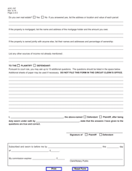 Form AOC-197 Small Claims Post-judgment Interrogatories - Kentucky, Page 2
