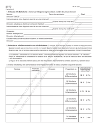 Formulario AOC-275.1 Peticion/Solicitud Para Una Orden De Proteccion - Kentucky (Spanish), Page 2