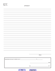 Form AOC-275.5 Show Cause Order - Kentucky, Page 2