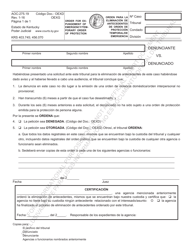 Document preview: Formulario AOC-275.19 Orden Para La Eliminacion De Antecedentes De Orden De Proteccion Temporal/De Emergencia - Kentucky (Spanish)