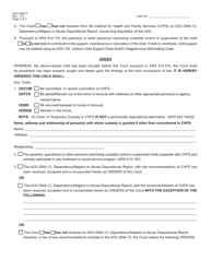 Form AOC-DNA-5 &quot;Order Disposition Hearing&quot; - Kentucky, Page 2