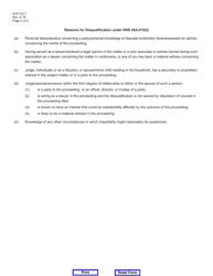 Form AOC-SJ-1 &quot;Order Certifying Need for Special Judge Assignment (Disqualification of Regular Judge)&quot; - Kentucky, Page 2
