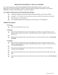 Form BPV-010 Application for License as Fireman or Engineer - Massachusetts, Page 5