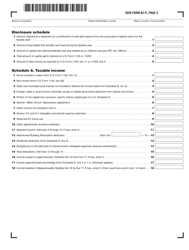 Form 63 FI Financial Institution Excise Return - Massachusetts, Page 3