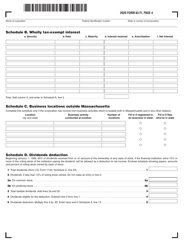 Form 63 FI Financial Institution Excise Return - Massachusetts, Page 4