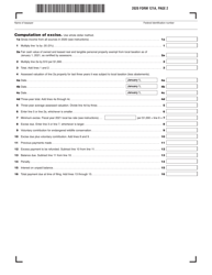 Form 121A Urban Redevelopment Excise Return - Massachusetts, Page 2