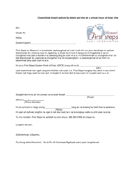 Document preview: Unable to Contact/Locate Prior to Eligibility - Missouri (Chin)