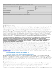 Form MO780-2926 External Complaint of Discrimination Form - Missouri, Page 2