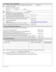 Form B (MO780-1512) Application for Operating Permit for Facilities That Receive Primarily Domestic Waste and Have a Design Flow Less Than or Equal to 100,000 Gallons Per Day - Missouri, Page 3