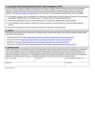 Form B (MO780-1512) Application for Operating Permit for Facilities That Receive Primarily Domestic Waste and Have a Design Flow Less Than or Equal to 100,000 Gallons Per Day - Missouri, Page 5