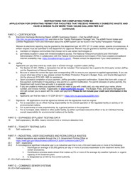 Form B2 (MO780-1805) Application for Operating Permit for Facilities That Receive Primarily Domestic Waste and Have a Design Flow More Than 100,000 Gallons Per Day - Missouri, Page 20