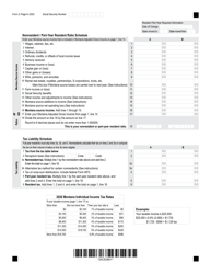 Form 2 Montana Individual Income Tax Return - Montana, Page 8