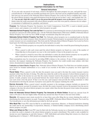 Form PTC Nebraska Property Tax Incentive Act Credit Computation - Nebraska, Page 3