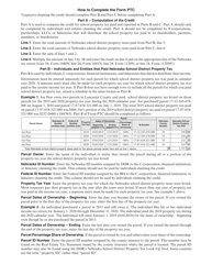 Form PTC Nebraska Property Tax Incentive Act Credit Computation - Nebraska, Page 4