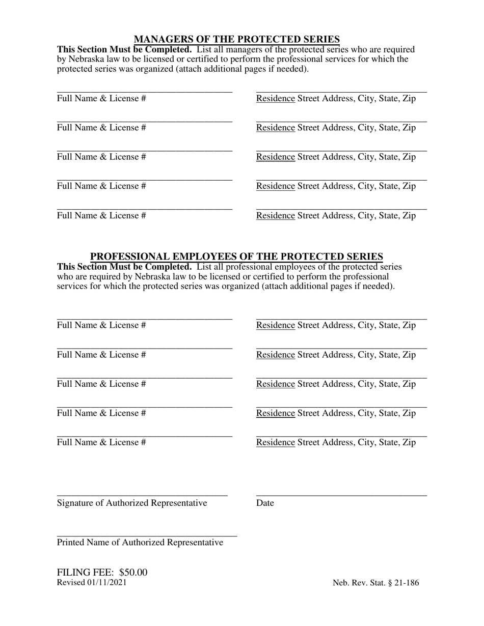 Application for Electronic Access of Records - Nebraska, Page 2