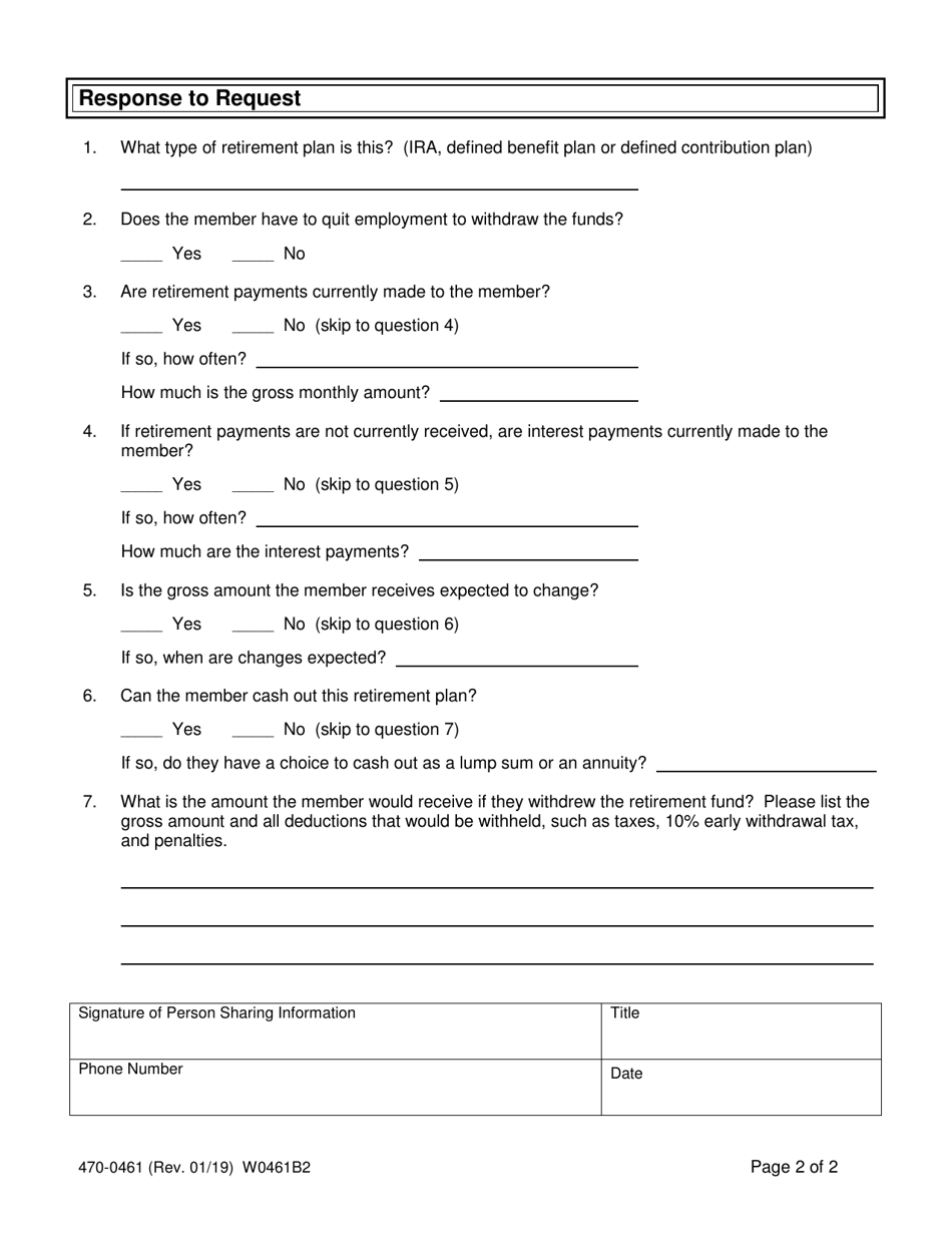 Form 470-0461 Authorization for Release of Information - Iowa, Page 4