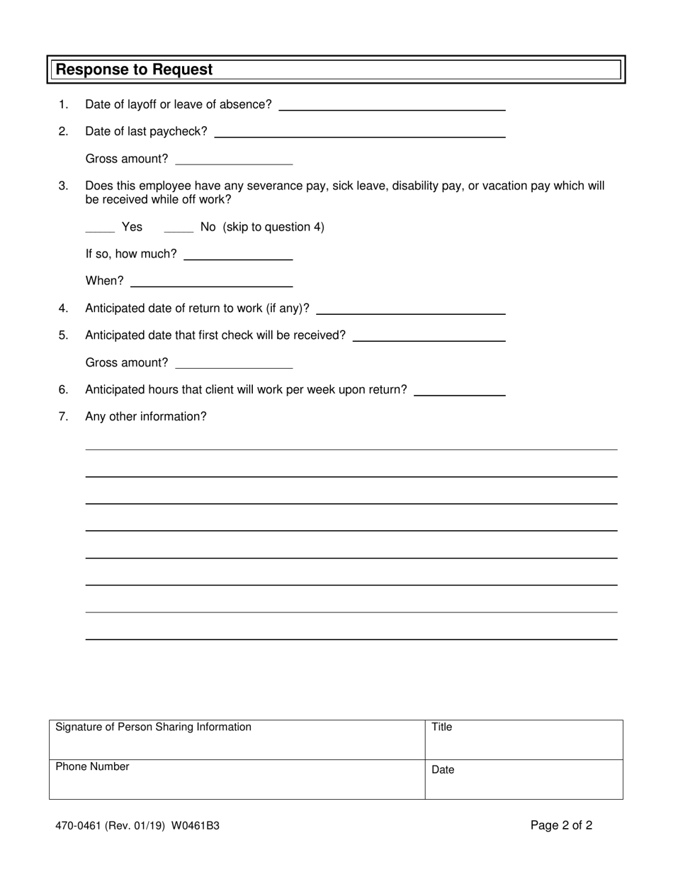 Form 470-0461 Authorization for Release of Information - Iowa, Page 6
