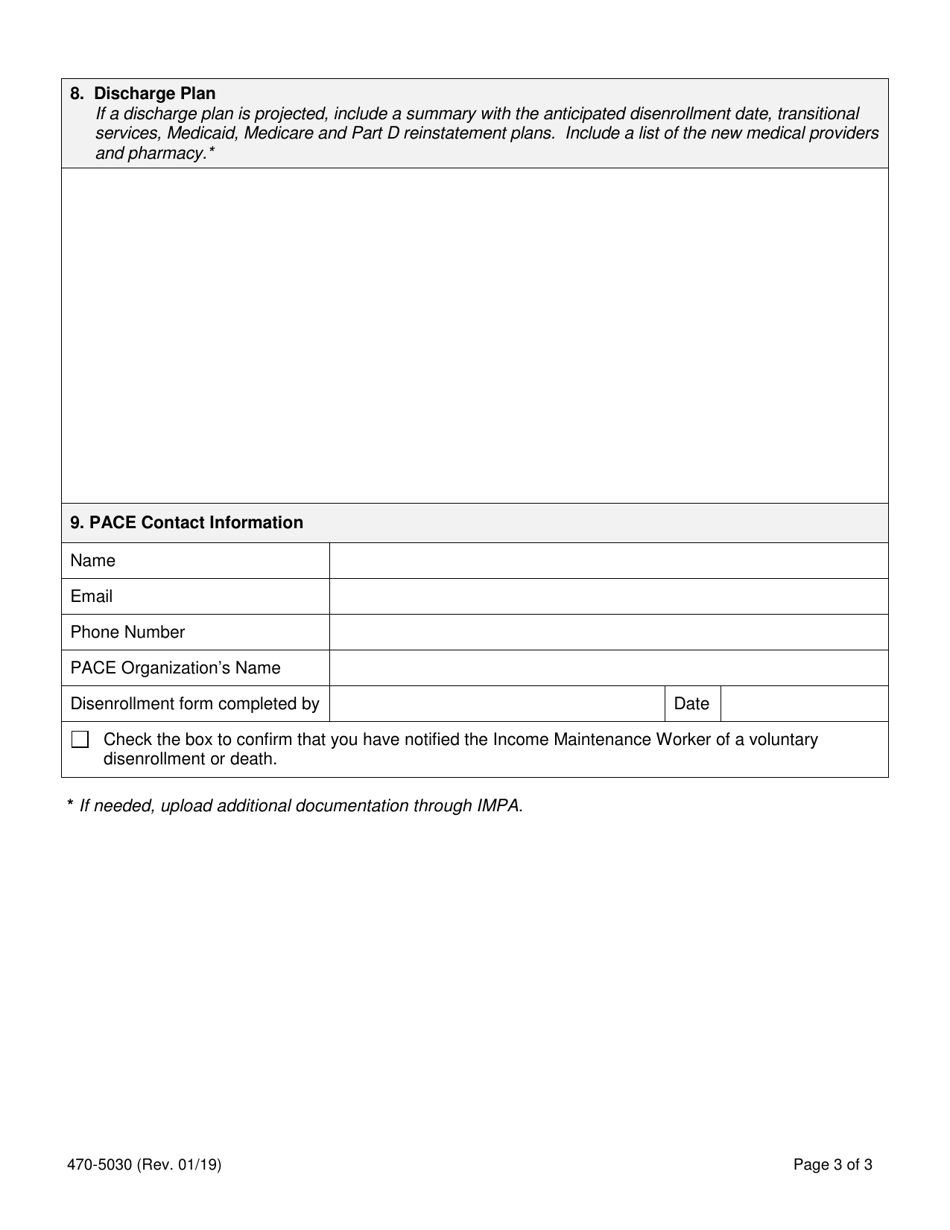 Form 470-5030 Program of All-inclusive Care for the Elderly (Pace) Disenrollment - Iowa, Page 3