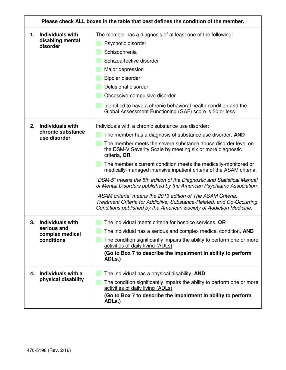 Form 470-5198 Medically Exempt Attestation and Referral - Iowa, Page 2