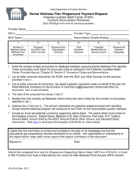 Document preview: Form 470-5210 Dental Wellness Plan Wraparound Payment Request - Iowa