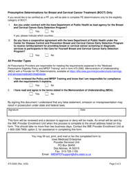 Form 470-5200 Application for Initial/Recertification to Be a Presumptive Provider (Pp) - Iowa, Page 3