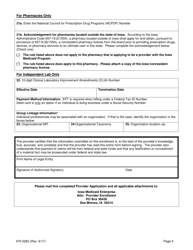 Form 470-5262 Iowa Medicaid Qualified Medicare Beneficiaries (Qmb) or Health Insurance Premium Payment (HIPP) Program Provider Enrollment Application - Iowa, Page 5
