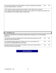 Form 470-5466 Home- and Community-Based Services (Hcbs) Residential Setting Member Assessment - Iowa, Page 10