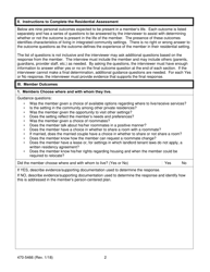 Form 470-5466 Home- and Community-Based Services (Hcbs) Residential Setting Member Assessment - Iowa, Page 2