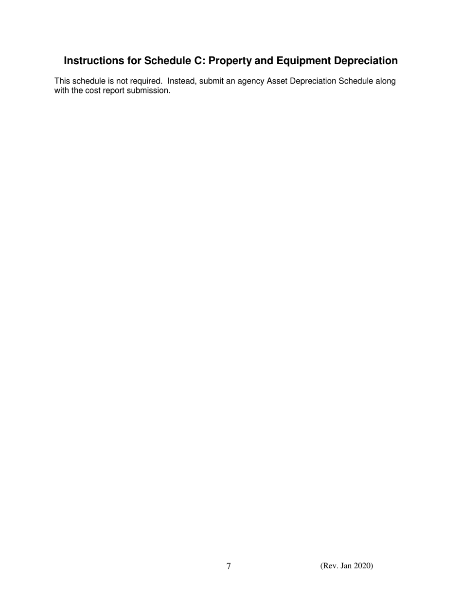 Instructions for Financial and Statistical Report for Pyschiatric Medical Institutions for Children - Iowa, Page 7