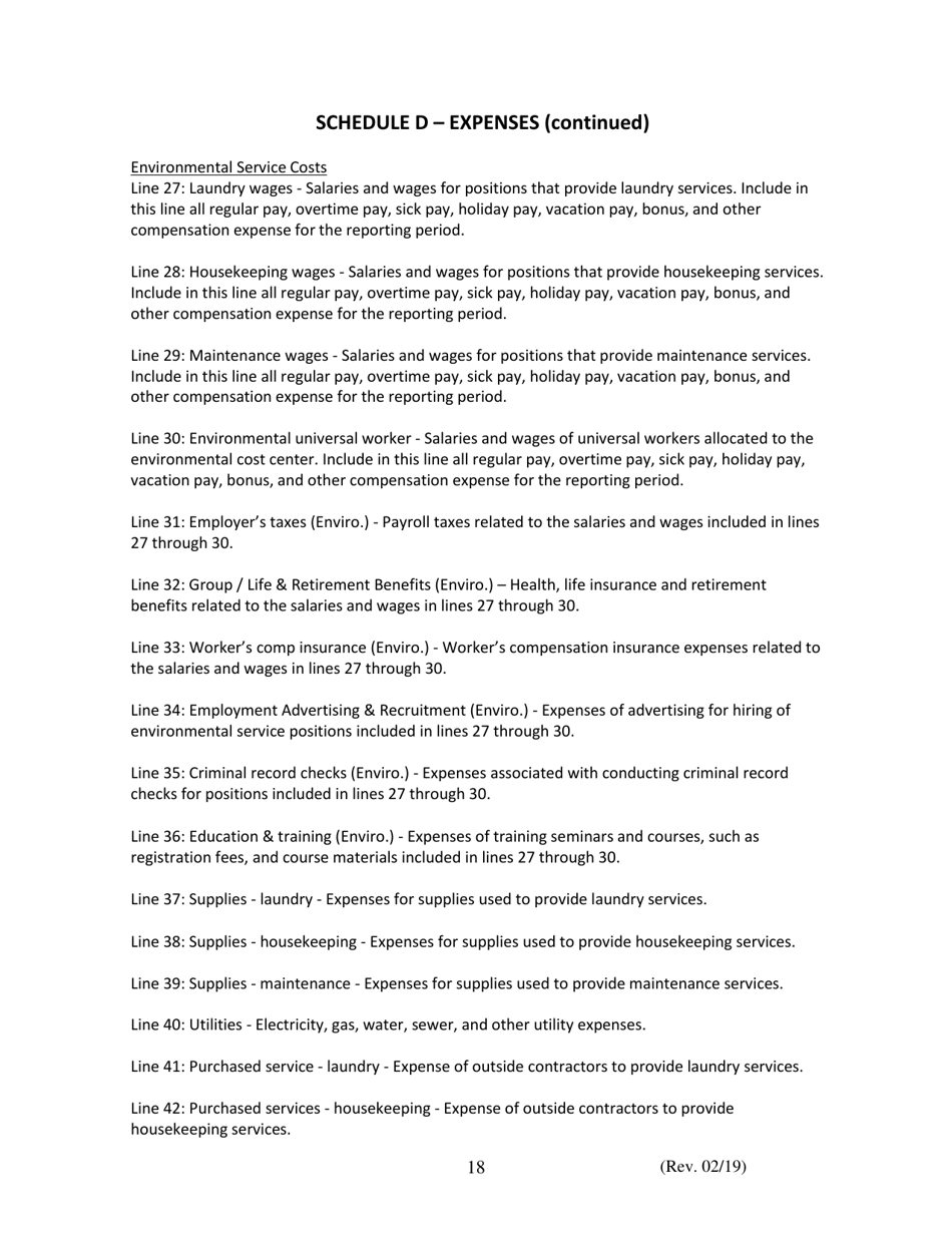 Instructions for Financial  Statistical Report - Iowa, Page 18