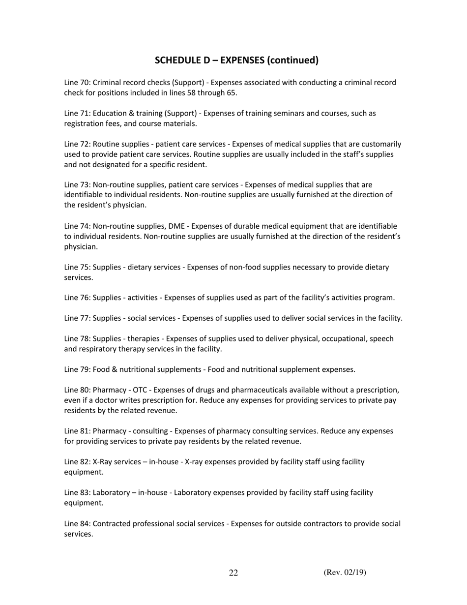Instructions for Financial  Statistical Report - Iowa, Page 22