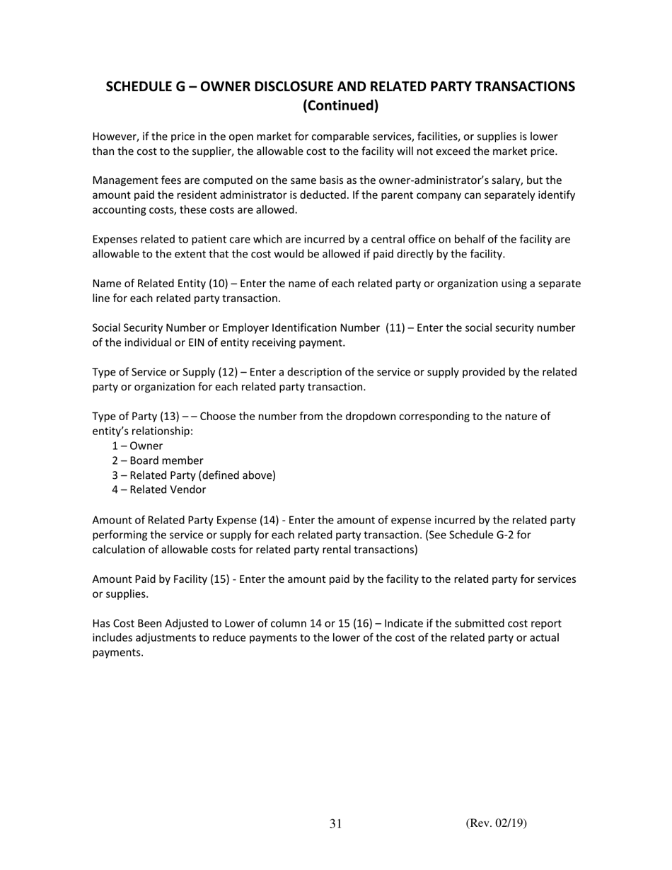 Instructions for Financial  Statistical Report - Iowa, Page 31