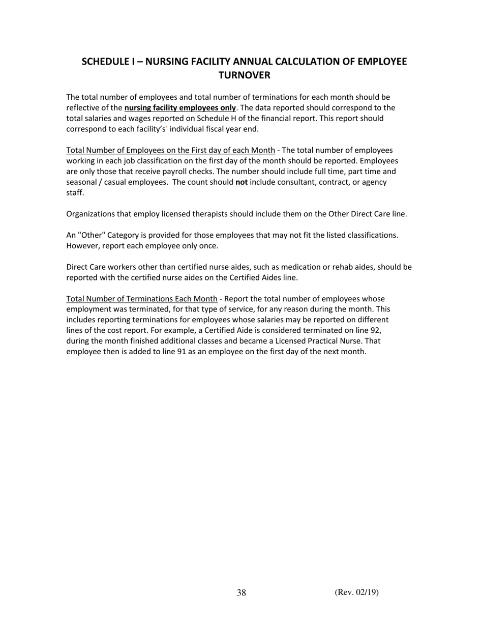 Instructions for Financial  Statistical Report - Iowa, Page 38