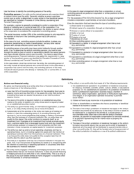 Form RC521 Declaration of Tax Residence for Entities - Part Xix of the Income Tax Act - Canada, Page 5