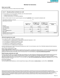 Form T3MB Manitoba Tax - Canada, Page 2