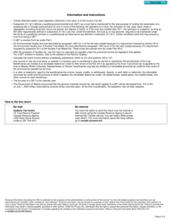 Form T3M Environmental Trust Income Tax Return - Canada, Page 2