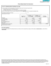 Form T3PE Prince Edward Island Tax - Canada, Page 2