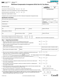 Form T3-RCA Retirement Compensation Arrangement (Rca) Part XI.3 Tax Return - Canada
